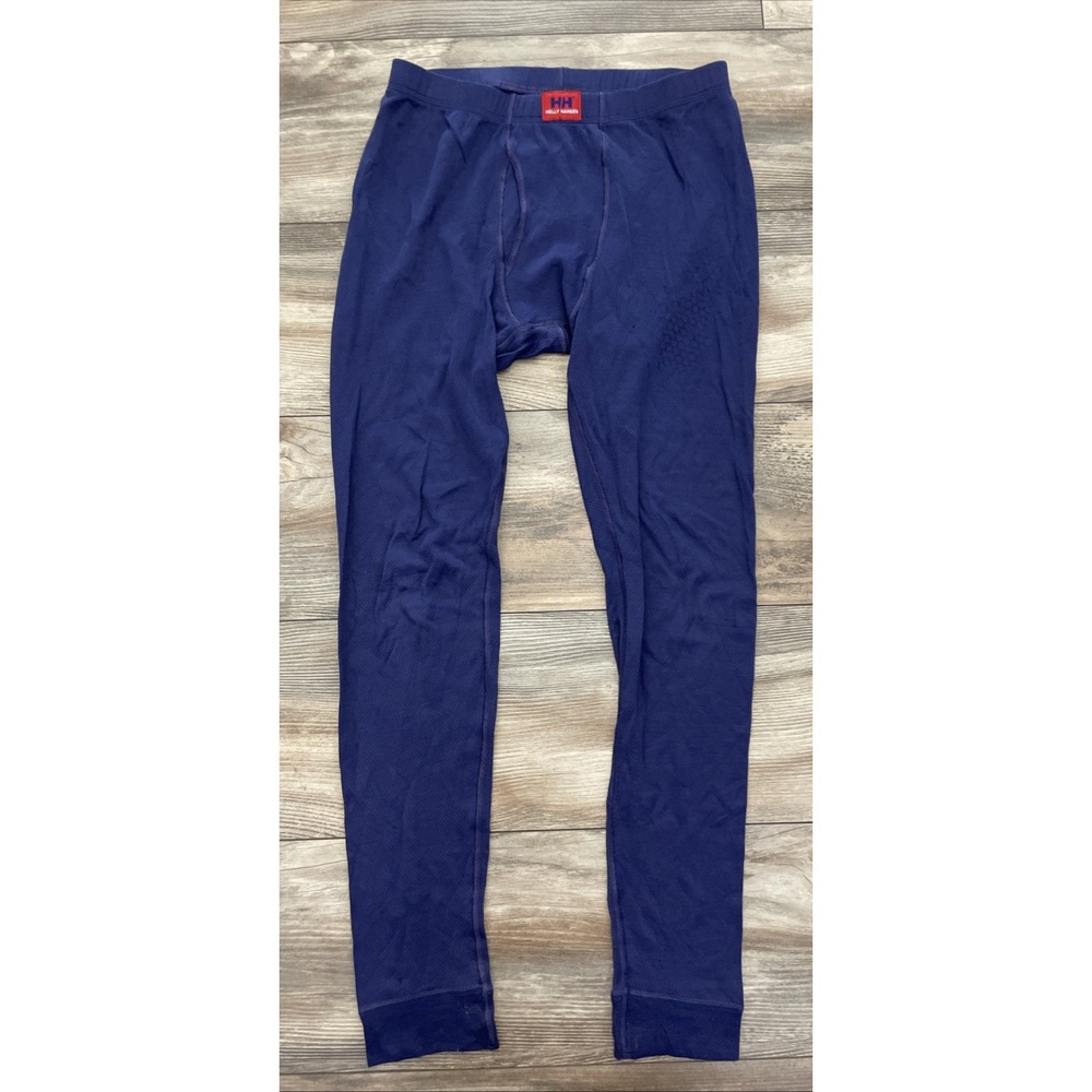 HELLY HANSEN Women's LIFA Base Layer Pants Lightweight Leggings Blue Medium